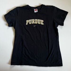Nike Black and Gold Short Sleeve Tee